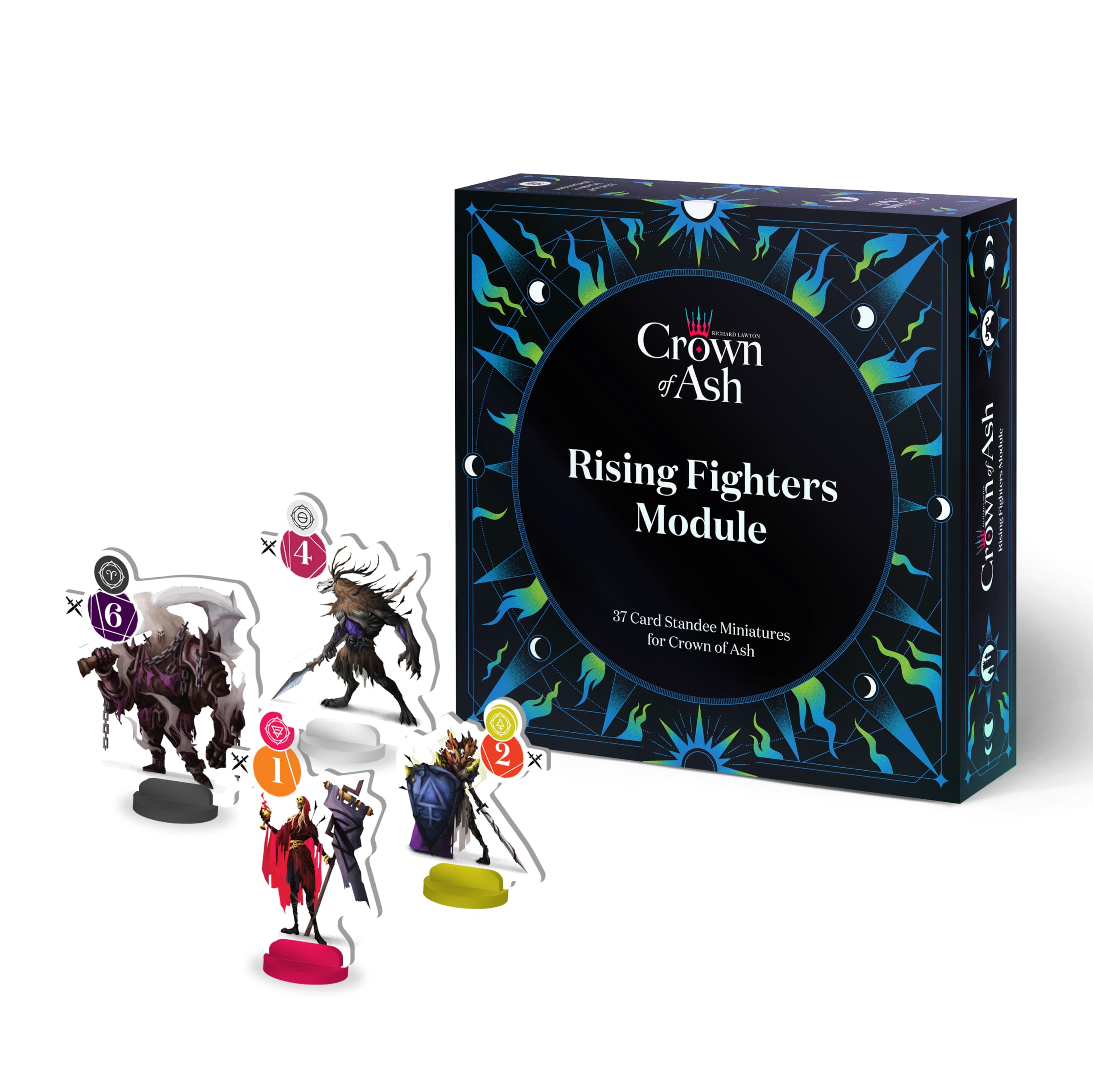 Crown of Ash Rising Fighters Module, Expansion, Board Game, 1-4 Players, Ages 14+, English
