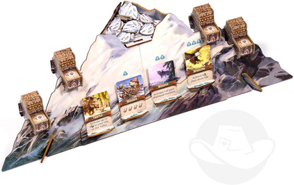 Starling Games | Everdell: Silverfrost Wooden Mountain | Board Game Expansion | Ages 10+ | 1-4 Players | 40-80 Minutes Playing Time