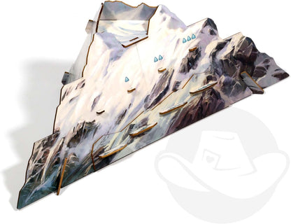 Starling Games | Everdell: Silverfrost Wooden Mountain | Board Game Expansion | Ages 10+ | 1-4 Players | 40-80 Minutes Playing Time
