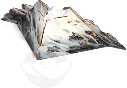 Starling Games | Everdell: Silverfrost Wooden Mountain | Board Game Expansion | Ages 10+ | 1-4 Players | 40-80 Minutes Playing Time