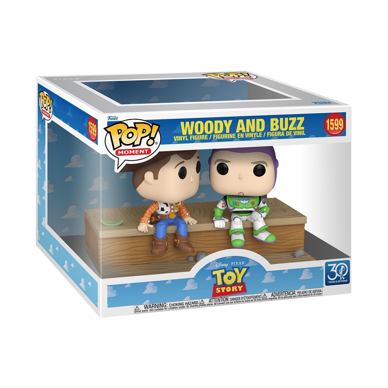 Funko Pop! Moment: Toy Story 30th - Woody & Buzz - Collectable Vinyl Figure - Gift Idea - Official Merchandise - Toys for Kids & Adults - Movies Fans - Model Figure for Collectors and Display