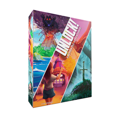 Asmodee | Unlock! 14: Enchanted Adventures | Cooperative Escape Room Card Game | Ages 10+ | 1-6 Players | 60 Minutes Playing Time