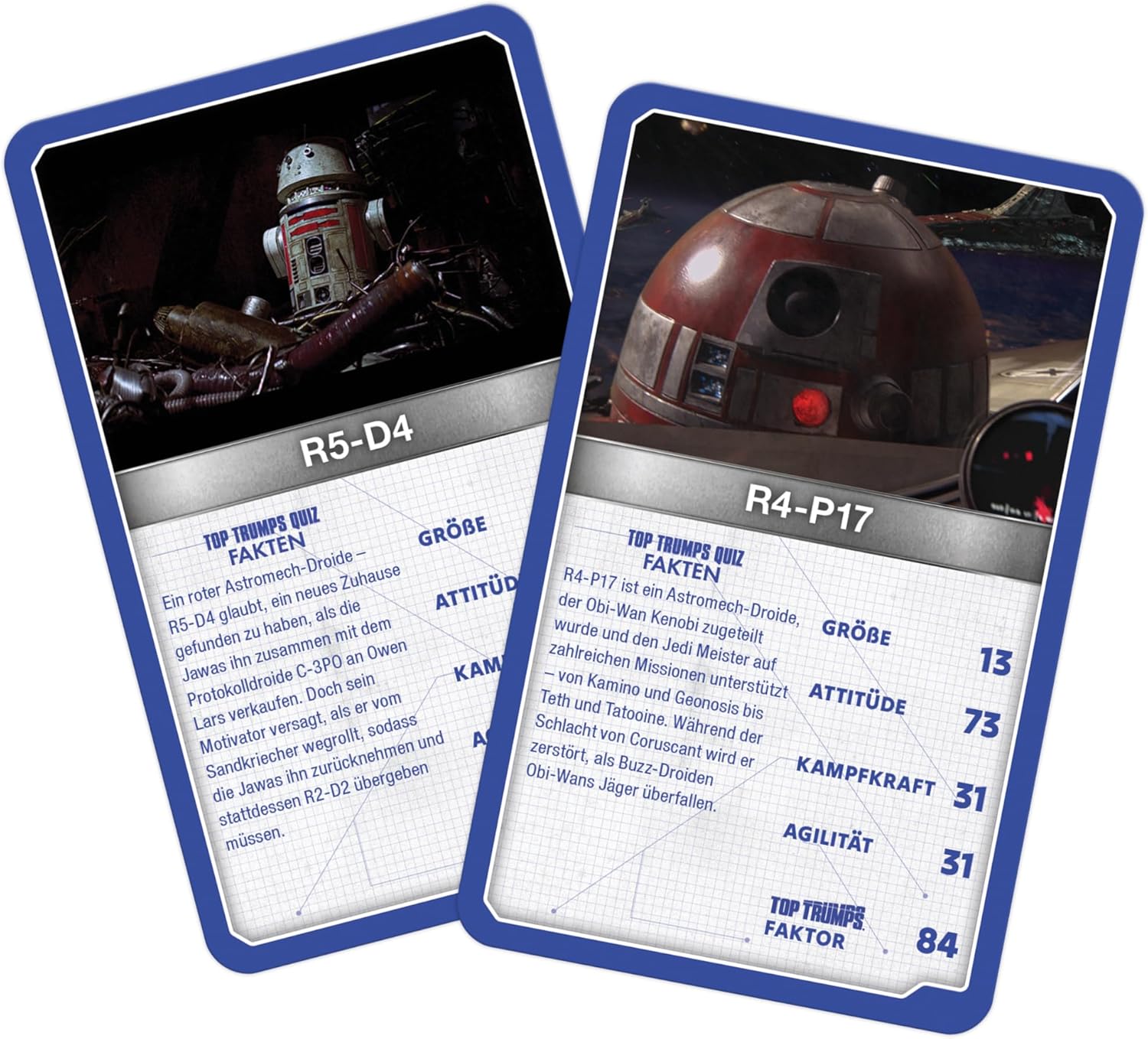 Star Wars Card Game Top Trumps Droids *German Version*