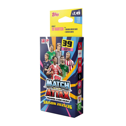 Bundesliga Match Attax 25/26 Eco Pack (39 Cards Including 1 Exclusive Le and Two Other Limited Cards