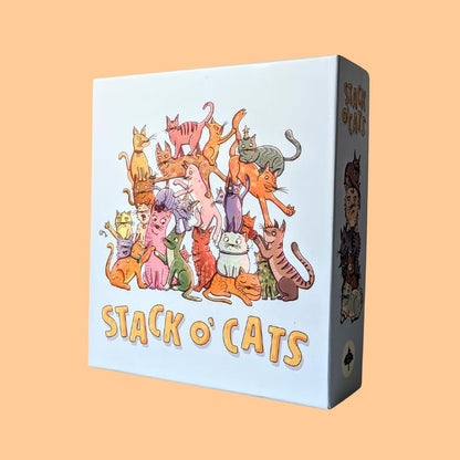 Stack O’ Cats – Family-Friendly Cat Tower Game | Adorable Wooden Dexterity Challenge & Party Fun for Kids and Adults | Up to 6 Players | Ages 5-95 | Balancing Board Game for Game Night