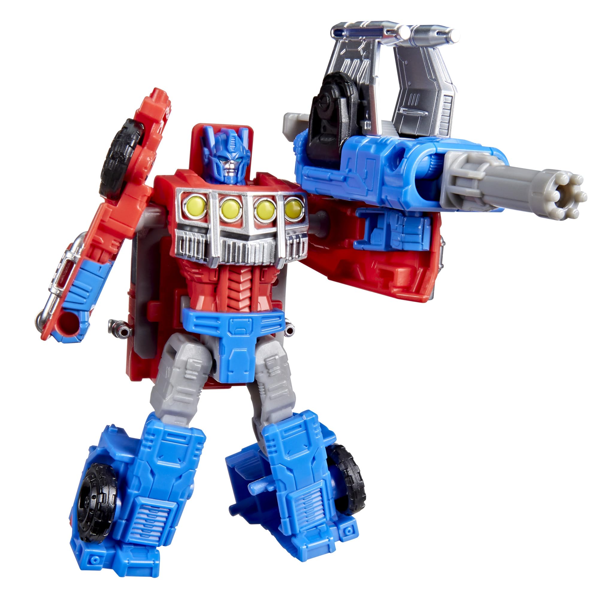 Transformers CYBERWORLD Armored Cyber Changers Optimus Prime, actiefiguur