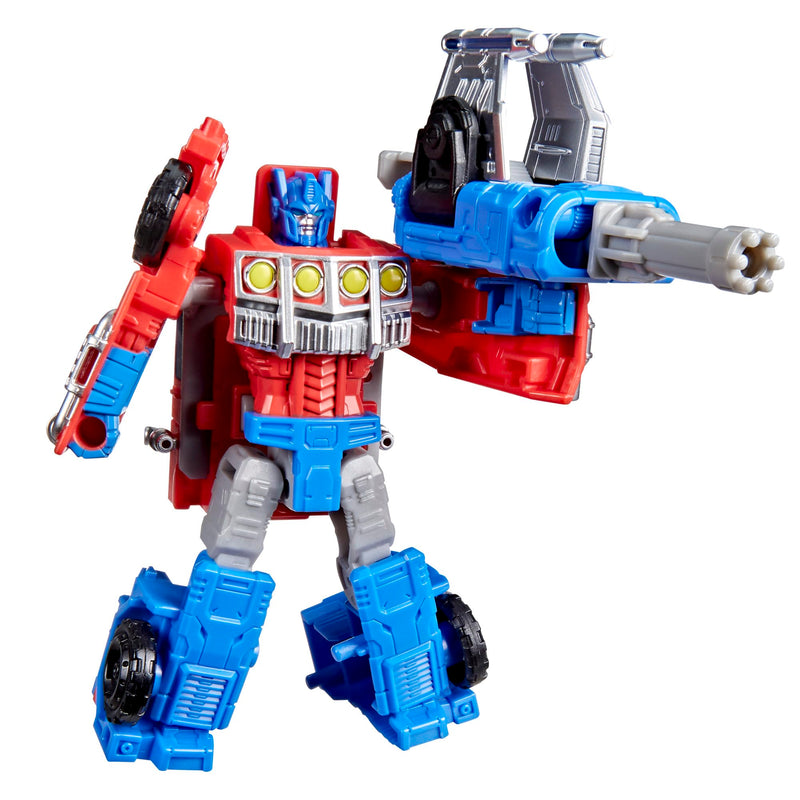 Transformers CYBERWORLD Armored Cyber Changers Optimus Prime, actiefiguur