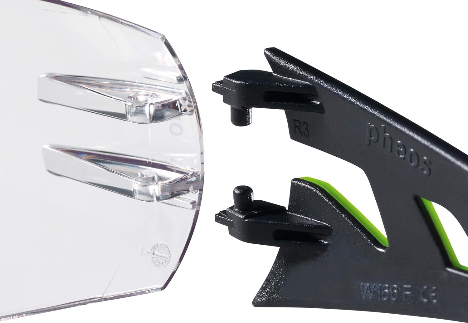 Uvex Pheos Safety Glasses - Anti-Fog and Scratch and Chemical Resistant