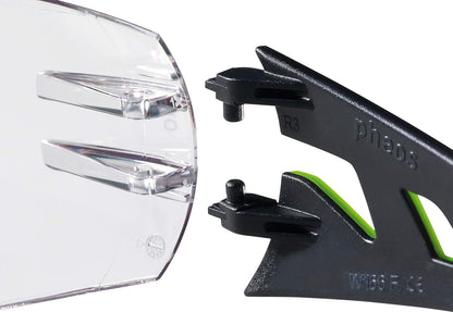 Uvex Pheos Safety Glasses - Anti-Fog and Scratch and Chemical Resistant
