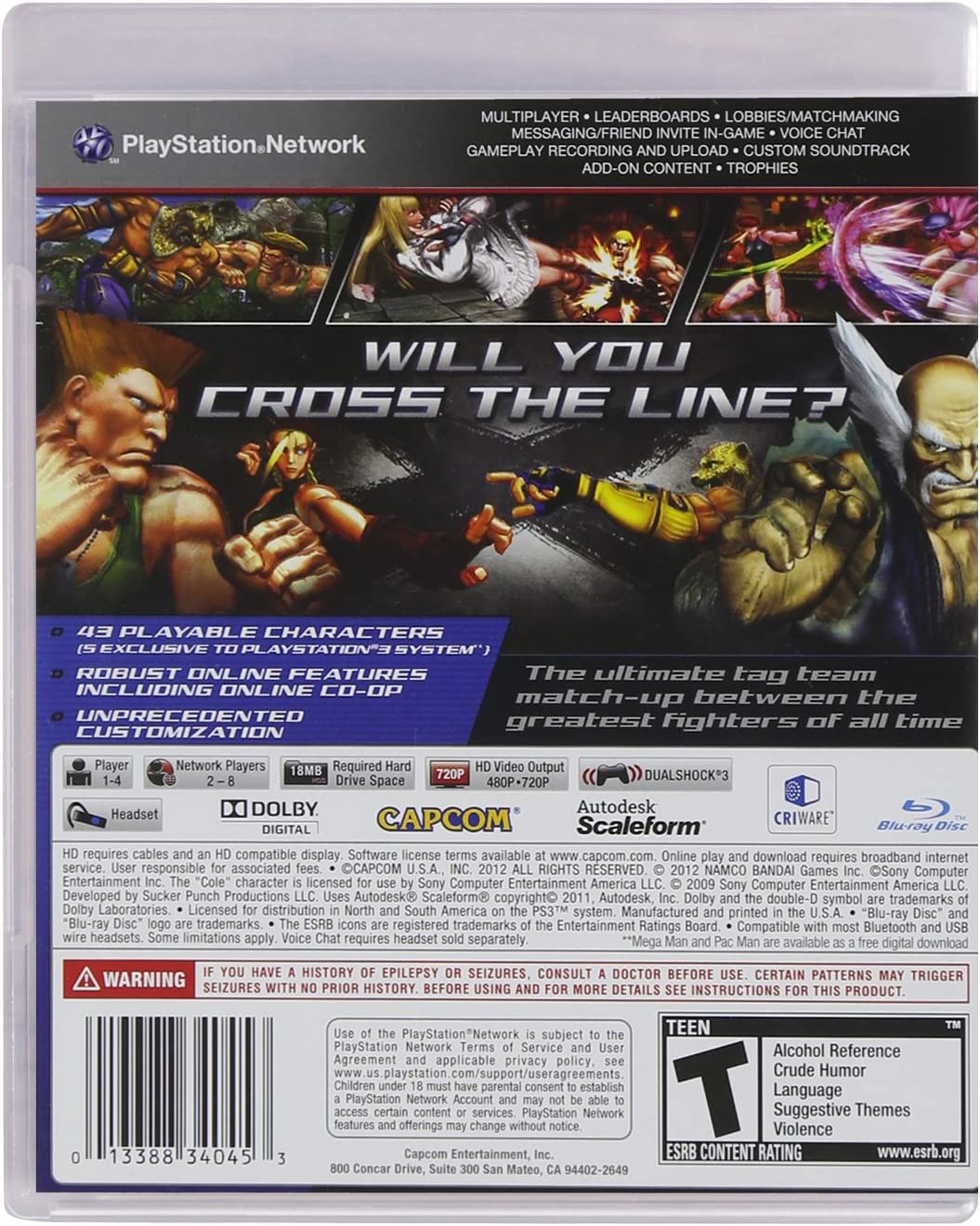 Street Fighter X Tekken(輸入版) PlayStation 3 Standard