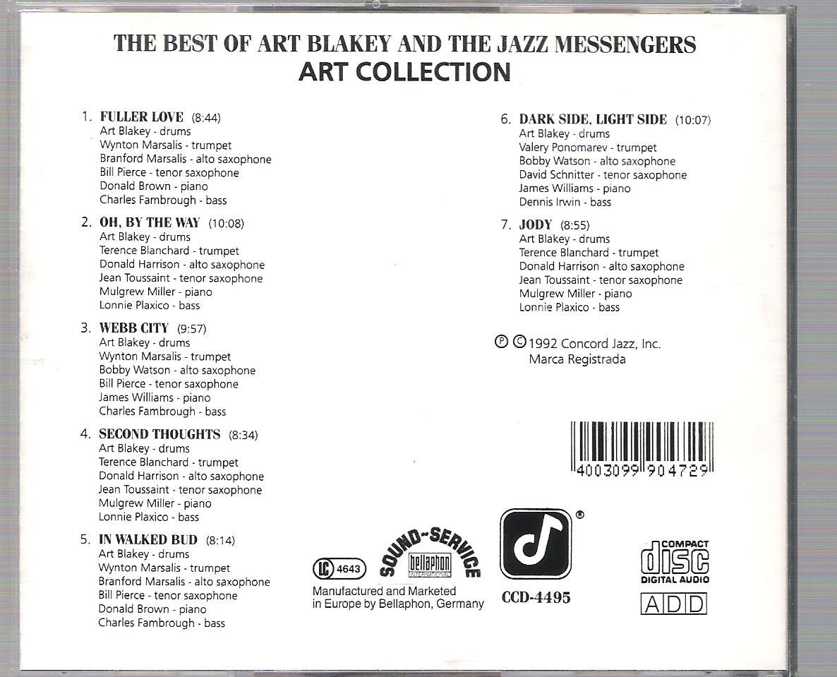 Art Blakey Best Of Art Blakey And The Jazz Messengers