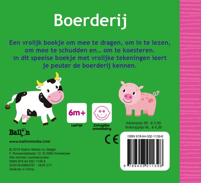 Standaard Uitgeverij - Mijn Rammelaarboekje - Boerderij 6m+