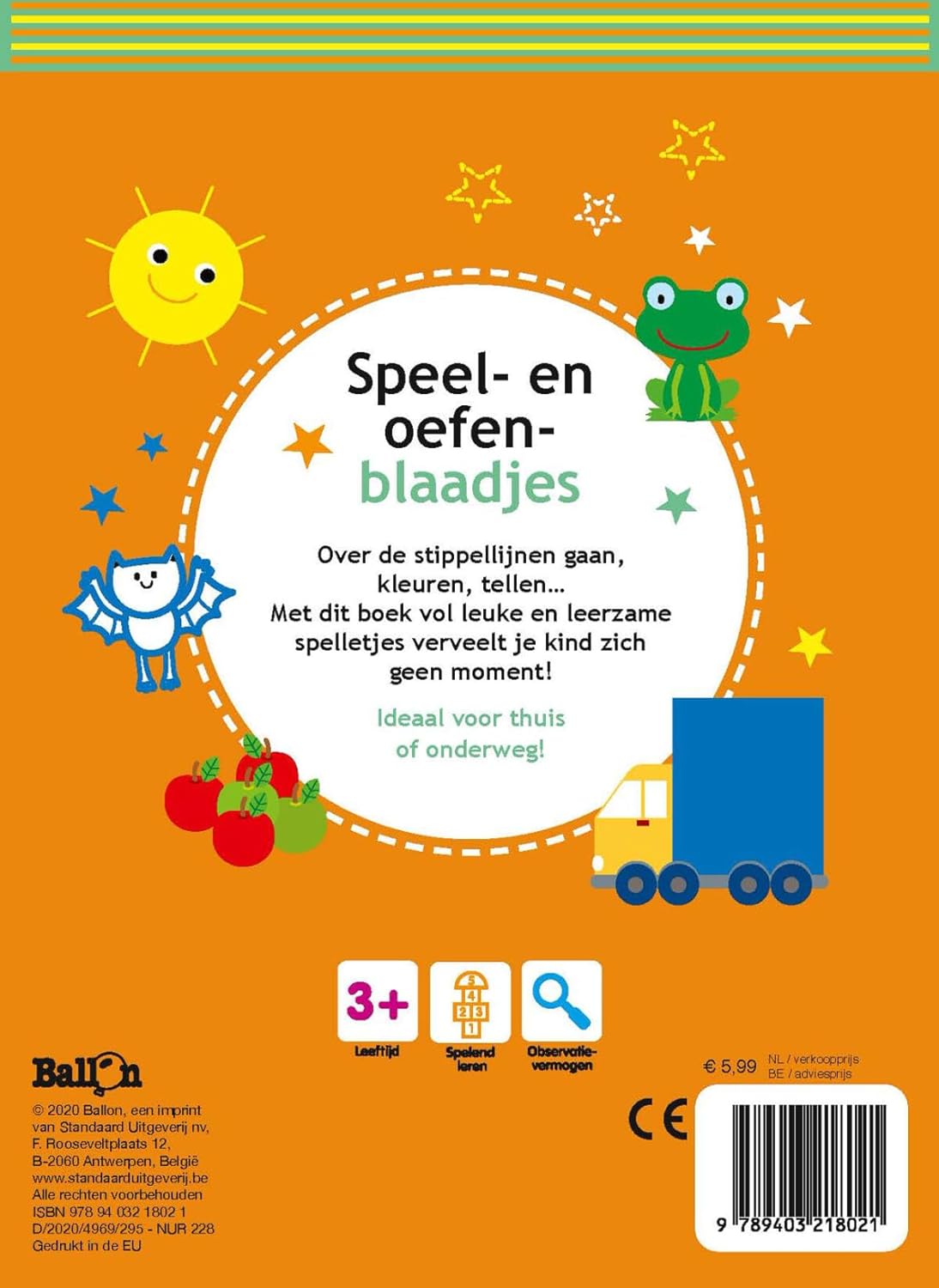 Speel- en oefenblaadjes 3+ (oranje