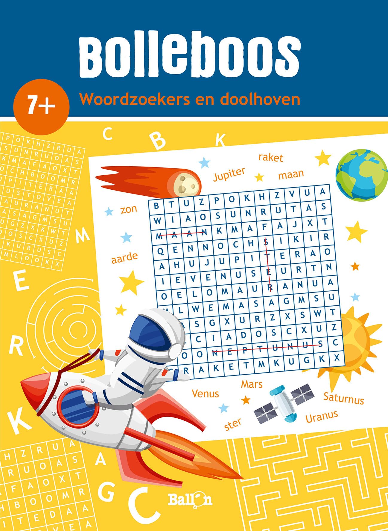 Woordzoekers en doolhoven 7+