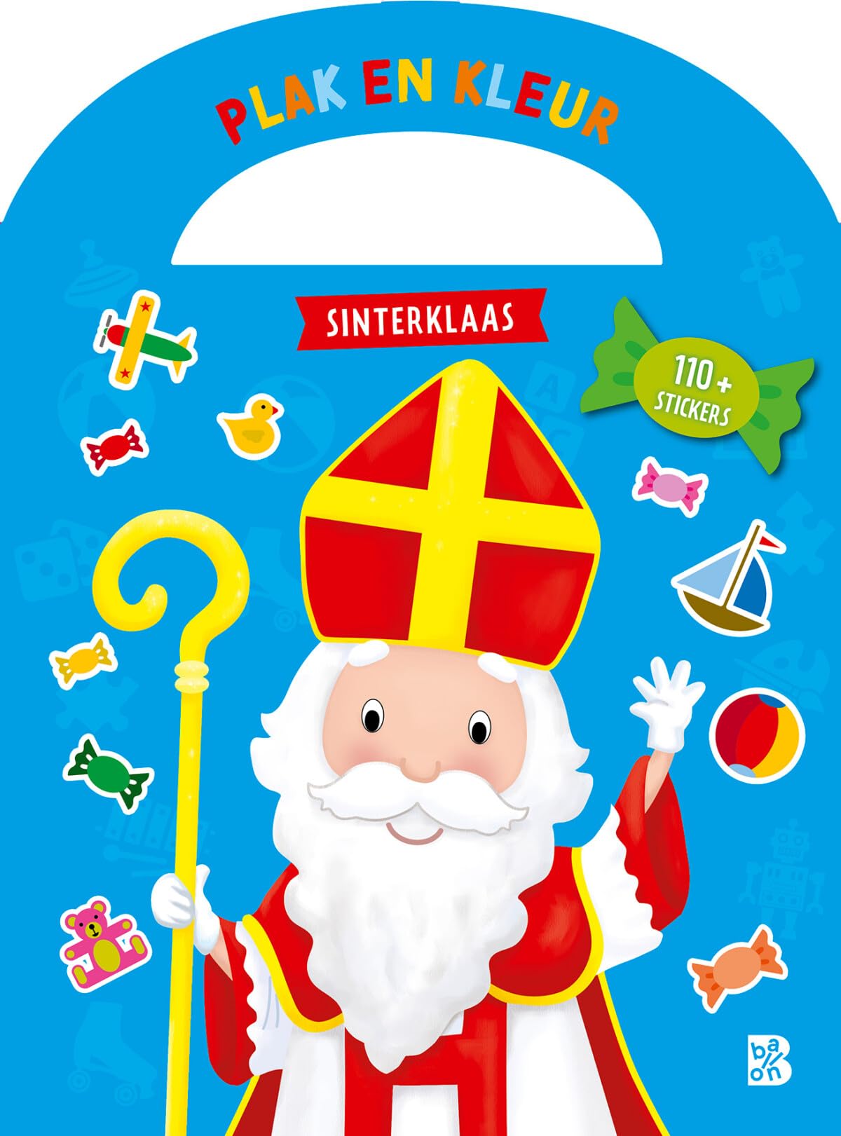 Standaard Uitgeverij - Plakken en kleuren Sinterklaas - 110 Stickers
