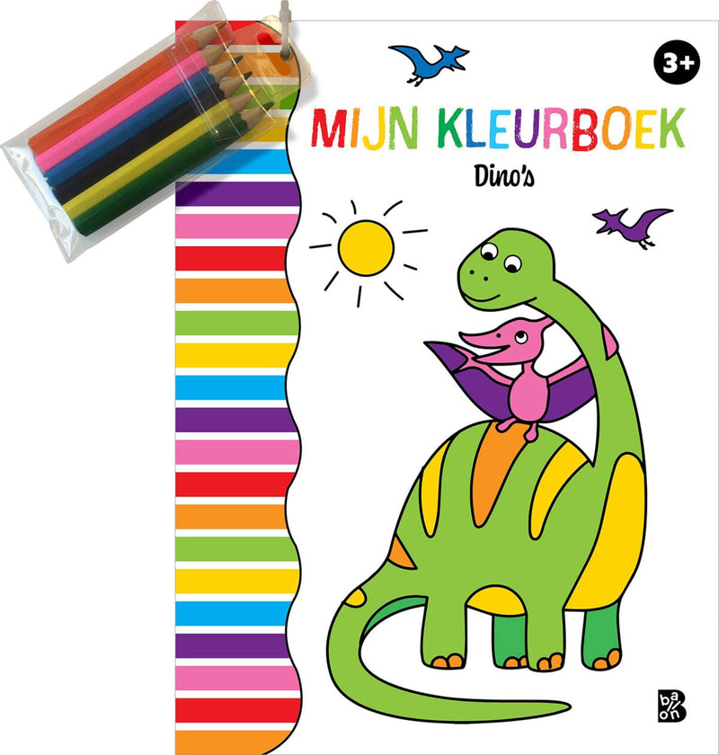 Standaard Uitgeverij - Kleurboek met Potloodjes - Dinosaurussen