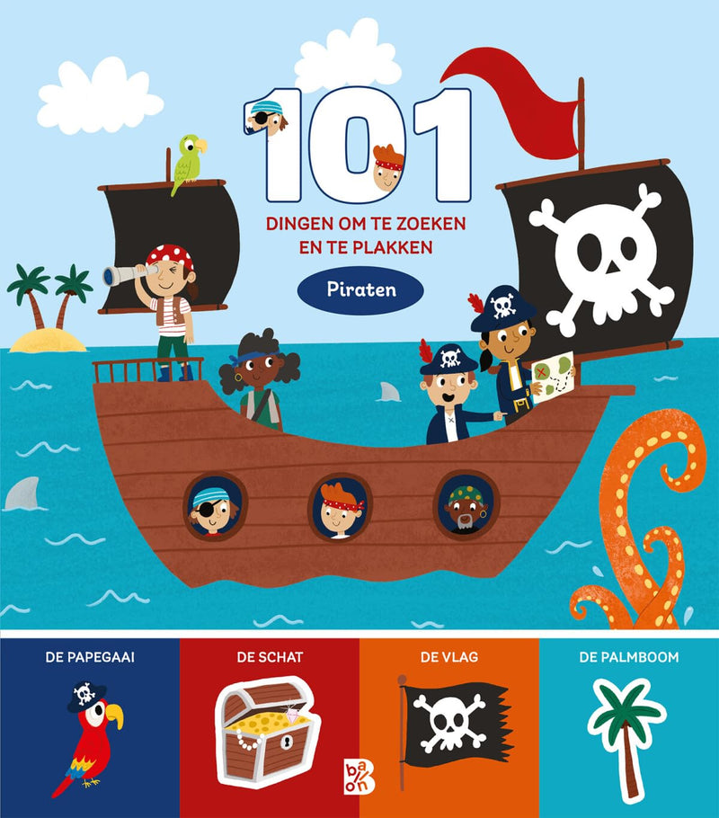Standaard Uitgeverij - 101 dingen om te zoeken en te plakken - Piraten