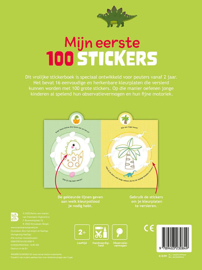 Standaard Uitgeverij - Mijn eerste 100 Stickers - Dino\`s