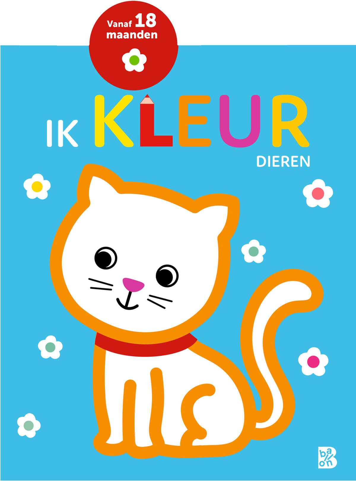 Standaard Uitgeverij - Mijn Allereerste Kleurboek - Ik kleur Dieren 18m+
