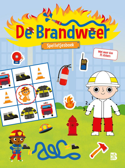 Standaard Uitgeverij - Spelletjesboek De Brandweer