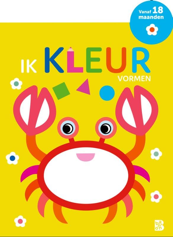 Standaard Uitgeverij - Mijn Allereerste Kleurboek - Ik kleur Vormen 18m+