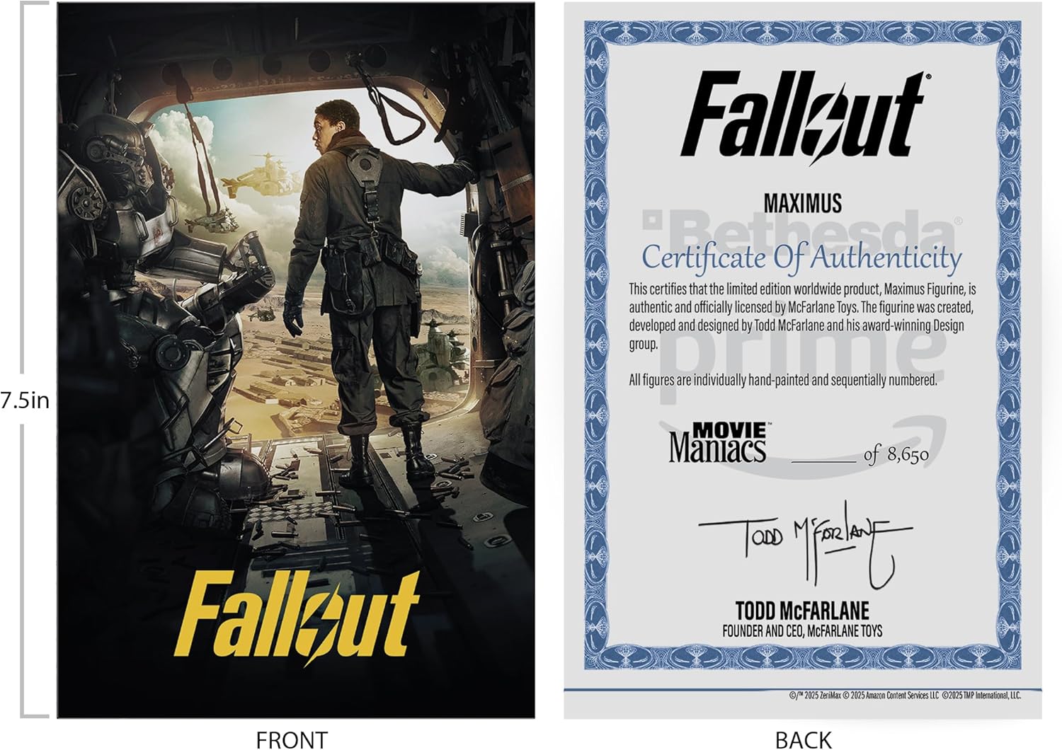 McFarlane Fallout Maximus (Season 2) 6in Posed Figure Toys
