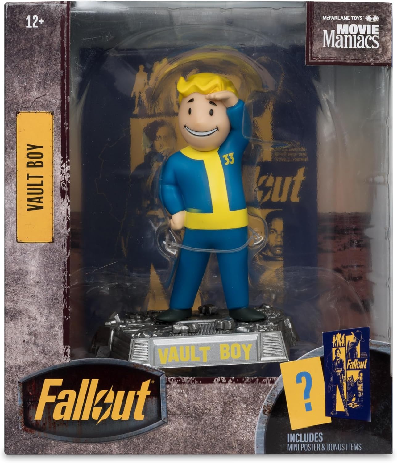 McFarlane Fallout Vault Boy (Version 3) 5in Posed Figure Toys