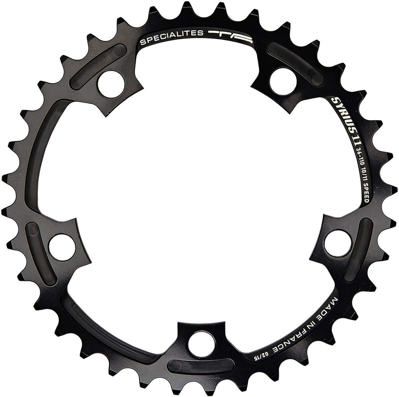 Spécialités TA Syrius 110pcd 10/11 Speed Chainring, Black