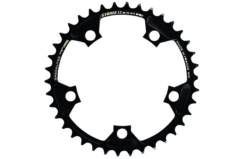 Spécialités TA Syrius 110pcd 10/11 Speed Chainring, Black