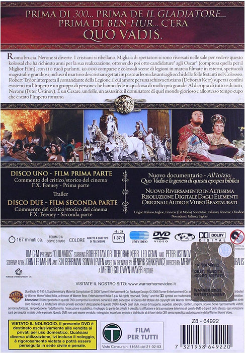 Quo Vadis (SE) (2 Dvd)