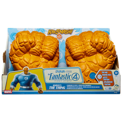 Marvel Studios’ The Fantastic Four: First Steps Marvel’s The Thing Clobberin’ FX Fists Role-play Toys, Orange
