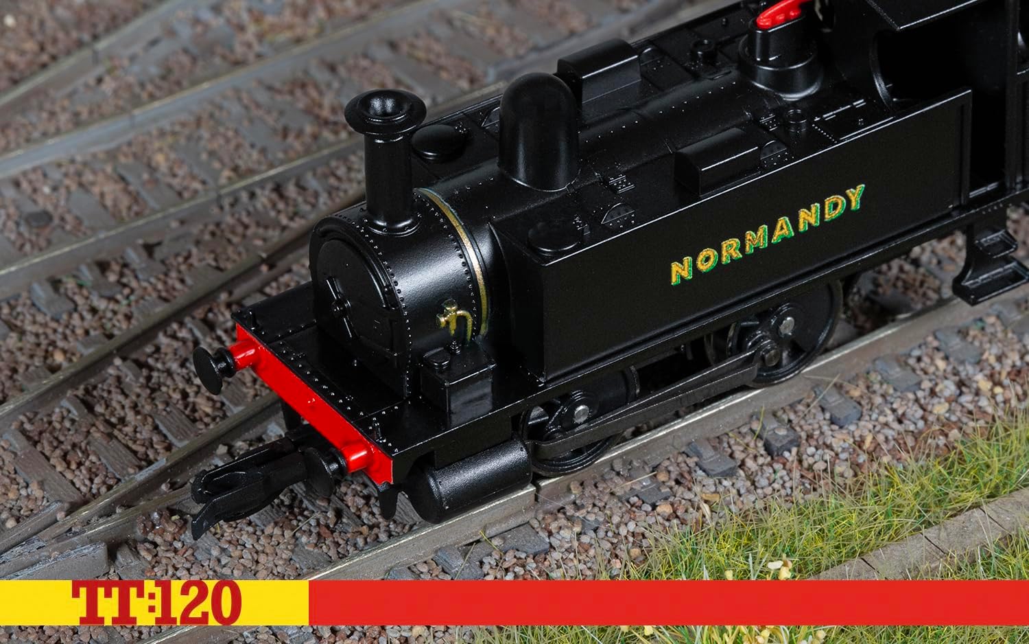Hornby TT TT1005M Branchline Freight Train Set – Complete 1:120 Scale Model Railway Starter Kit with B4 Tank Engine, 2 Wagons, Oval Track & Controller, DCC Ready Model Train Sets for Tabletop Layouts