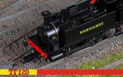 Hornby TT TT1005M Branchline Freight Train Set – Complete 1:120 Scale Model Railway Starter Kit with B4 Tank Engine, 2 Wagons, Oval Track & Controller, DCC Ready Model Train Sets for Tabletop Layouts