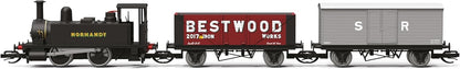 Hornby TT TT1005M Branchline Freight Train Set – Complete 1:120 Scale Model Railway Starter Kit with B4 Tank Engine, 2 Wagons, Oval Track & Controller, DCC Ready Model Train Sets for Tabletop Layouts