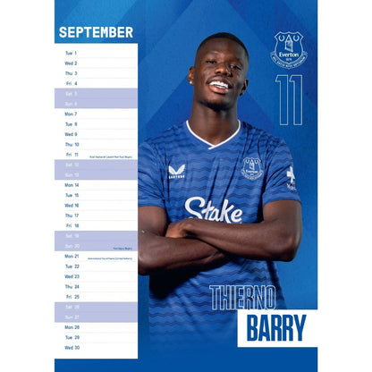 EVERTON FC 2026 A3 CALENDAR
