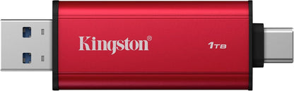 Kingston Dual Portable SSD 1TB Dual USB-A/C Up to 1050MB/s USB 3.2 Gen 2 - SPSD/1TB