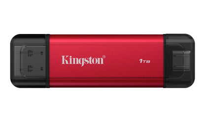Kingston Dual Portable SSD 1TB Dual USB-A/C Up to 1050MB/s USB 3.2 Gen 2 - SPSD/1TB