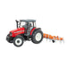 Britians Hertitage Tractor Playset Toy, Massey Ferguson Tractor 6S.180 with Classic Fold Cultivator, Compatible with 1:32 Scale Farm Toys, Suitable for Collectors & Children from 3 Years