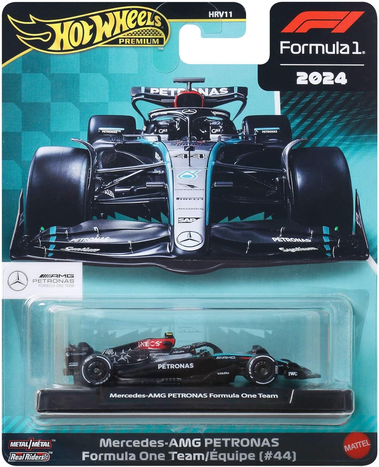 Hot Wheels - Hot Wheels Lewis Hamilton Mercedes-Benz Formule 1 Raceauto 1:64
