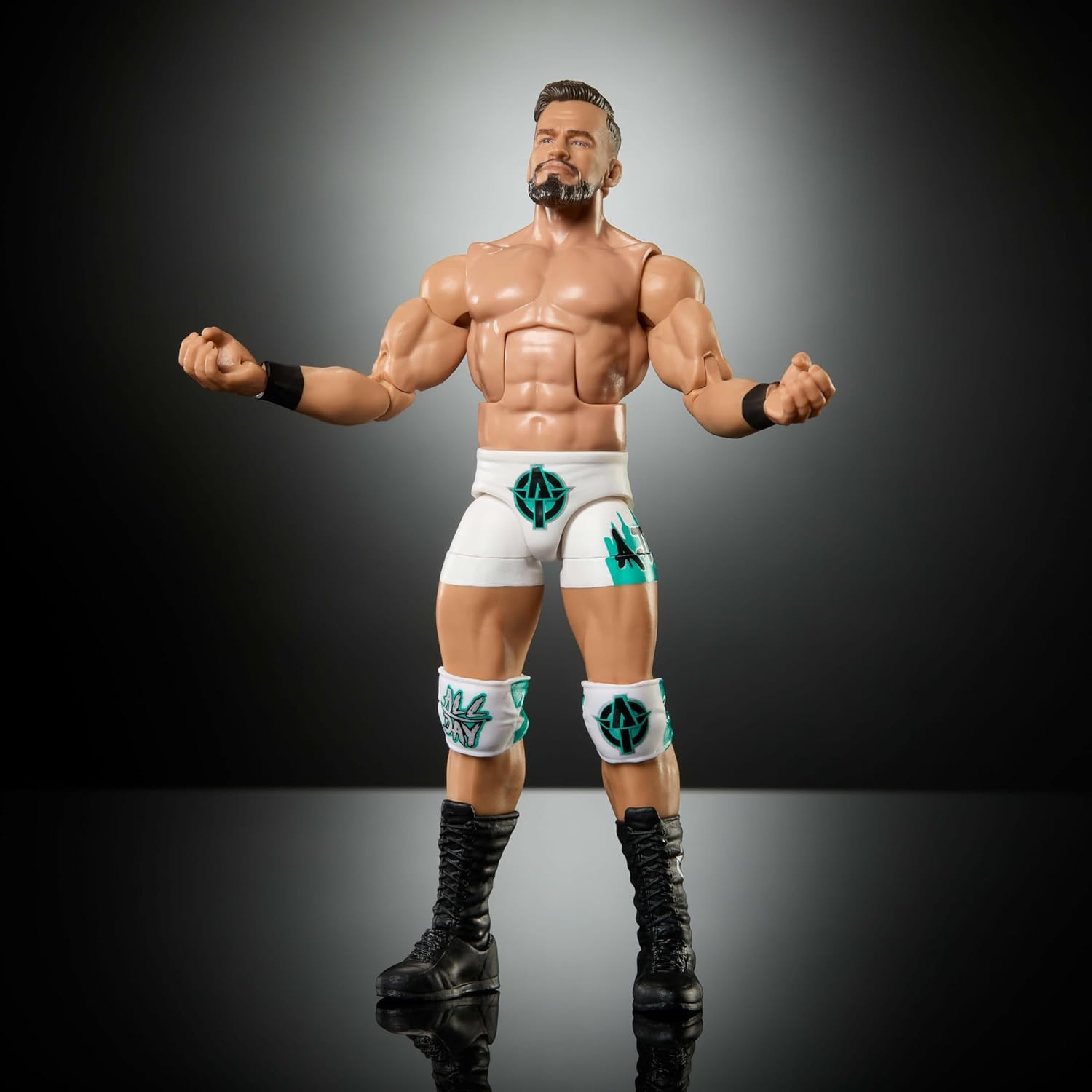 Mattel WWE Austin Theory With Tag Team Championship Belt Elite Collection Series 121 Wrestling Action Figure Toy