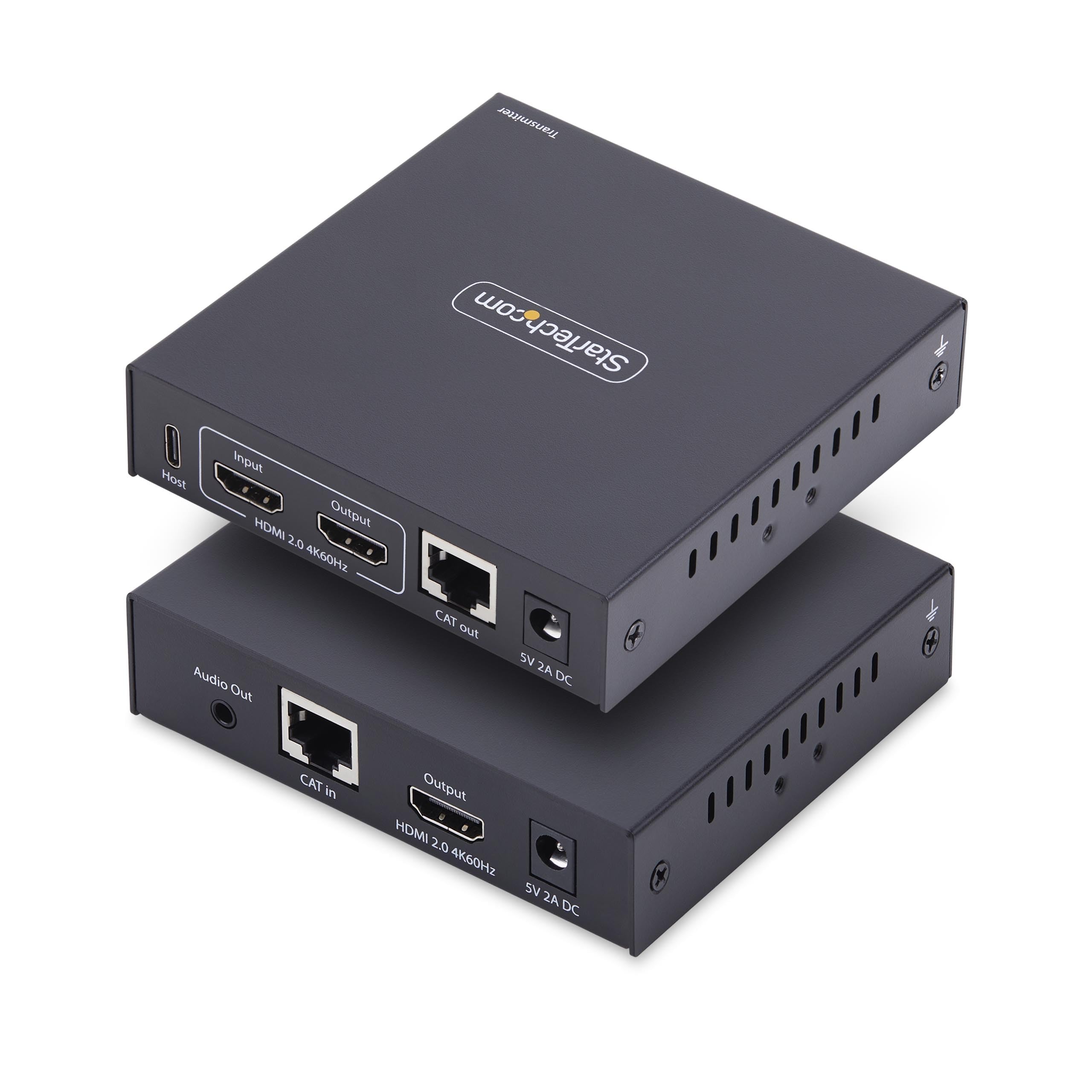 StarTech.com KVM Extender HDMI su Rete IP, Kit Trasmettitore e Ricevitore HDMI 4K e USB su Ethernet/Cat6, AVoIP, no Driver
