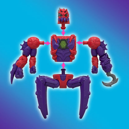 MRBEAST LAB Hybrids Multi Pack, Reveal Different Hybrid Parts To Create 2 Mix & Match Action Figures, Plus Parts Of The Golden Panther Dragon, Fuse Millions Of Beast Combinations, Collect 30+ Beasts