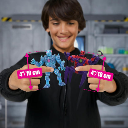 MRBEAST LAB Hybrids Multi Pack, Reveal Different Hybrid Parts To Create 2 Mix & Match Action Figures, Plus Parts Of The Golden Panther Dragon, Fuse Millions Of Beast Combinations, Collect 30+ Beasts