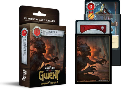 Gwent Art Sleeves - Monsters, Contains 100 Art Sleeves, Standard Size