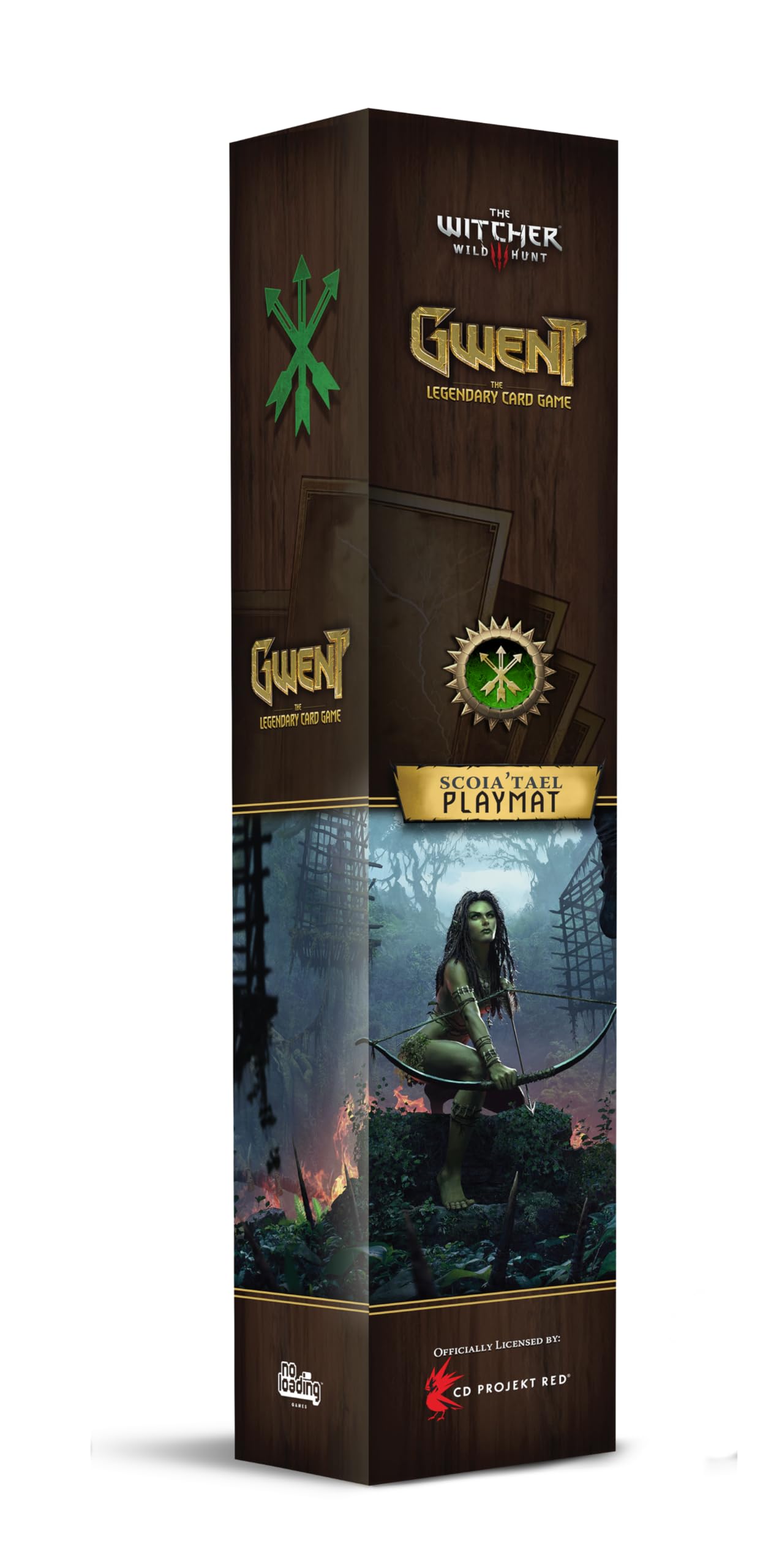 Gwent Neoprene Mat - Scoia'tael, Dimensions: 290 x 730 mm