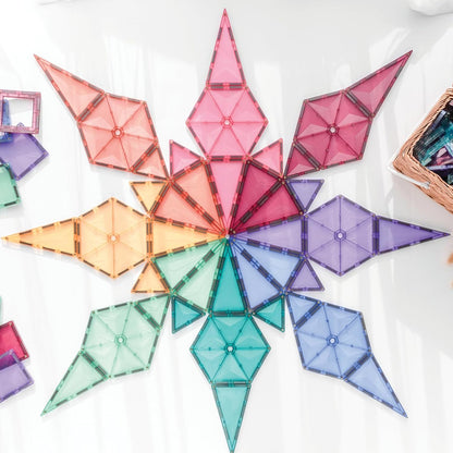 Connetix Magnetic Tiles Pastel (202 Pieces) / Puzzle (FN)