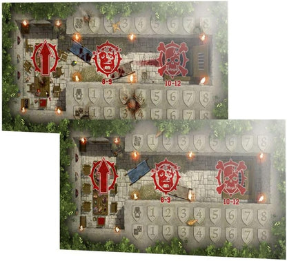Games Workshop - Blood Bowl: Bretonnian Team Pitch & Dugouts