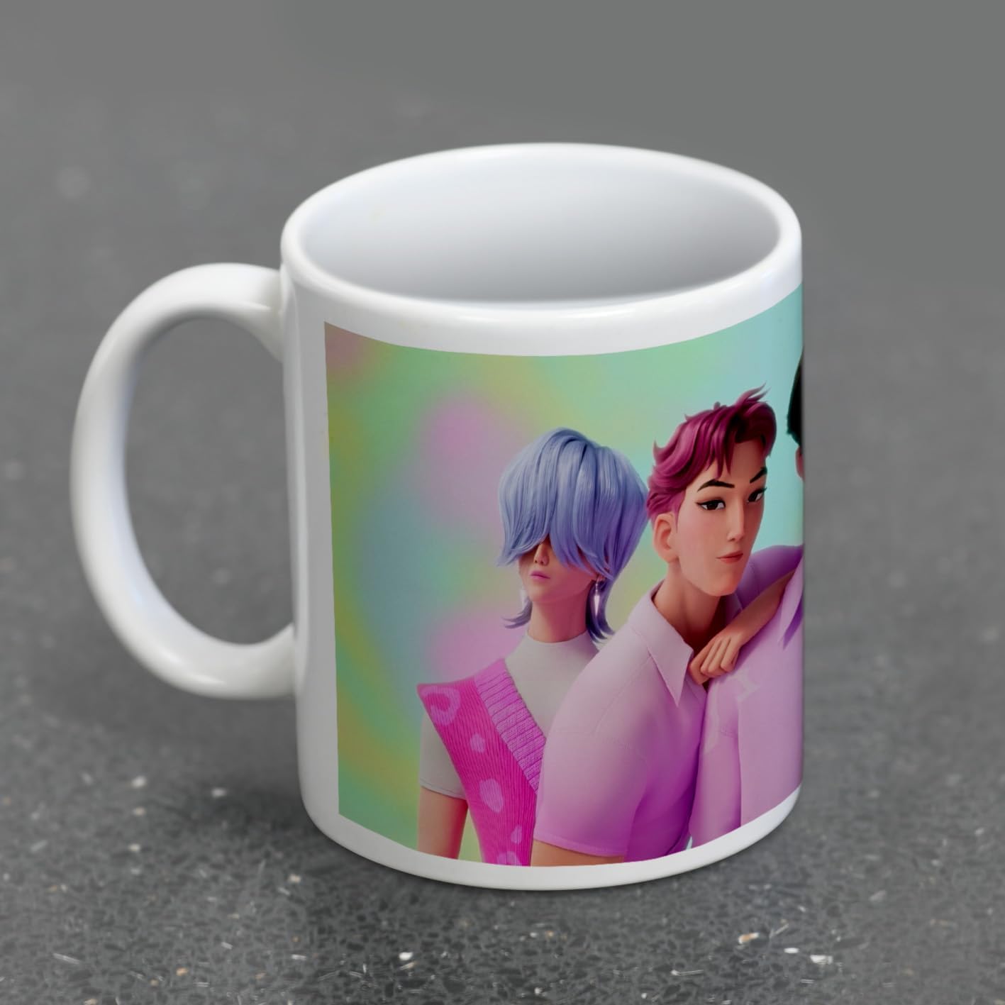 Pyramid International K-POP Demon Hunters (SAJA Boys) White POD Mug 11oz / 315ml White Pod Mug – Premium Ceramic Coffee Cup for Home or Office