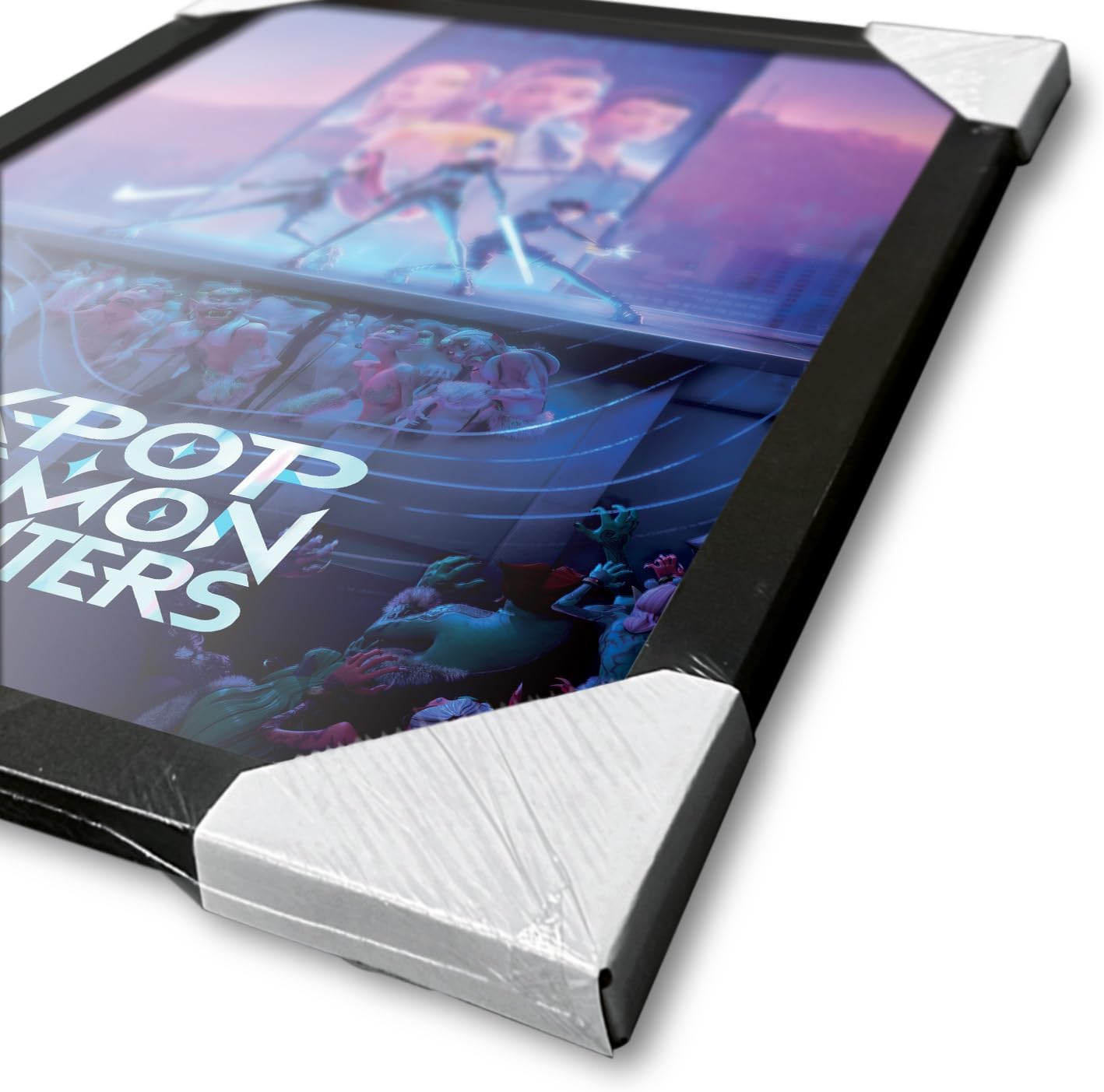 Pyramid International K-Pop Demon Hunters (Key Art) 30 cm x 40 cm Collector-Druck, gerahmter Druck, K-Pop dynamisches Wandposter für Musikfans und Anime-Sammler