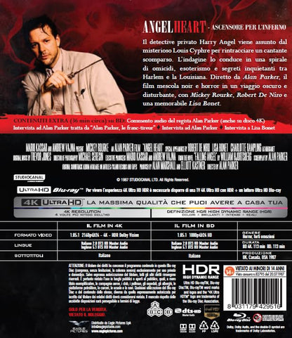 Angel Heart - Ascensore Per L'Inferno - 4Kult (Bd 4K + Bd Hd